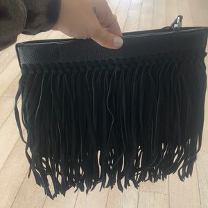 Rebecca Minkoff fringe clutch